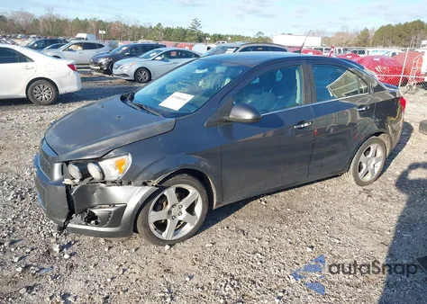 2013 Chevrolet Sonic Ltz Auto из США, поврежденный, VIN 1G1JE5SH9D4171987